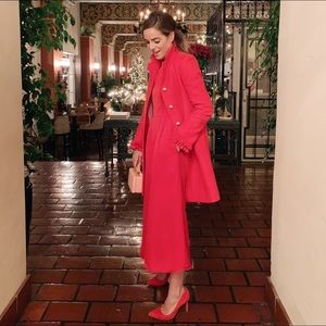 Gal Meets Glam Collection Carmen Jumpsuit in Ruby